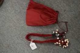 An unusual necklace.