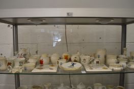 A large quantity of crested china.