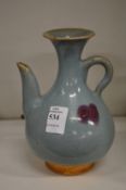 A Chinese Jun style pottery ewer.