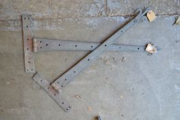 A large pair of galvanized T 