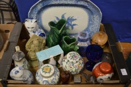 Decorative china and other items.