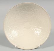 A CHINESE SONG STYLE DING WARE BOWL, 20.5cm diameter.