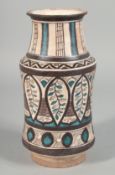 AN ISLAMIC NORTH AFRICAN ALBERELLO, 26cm high