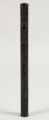 A CHINESE HARDWOOD INCENSE HOLDER, 24cm long.