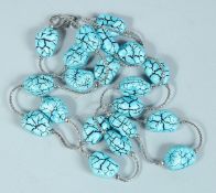 A TURQUOISE NECKLACE.