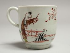 A JOHN PENNINGTON COFFEE CUP painted with the Scolding Woman