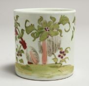 A REID/JAMES PENNINGTON BROWNLOW HILL LIVERPOOL COFFEE CAN in Oriental style, in an unusual