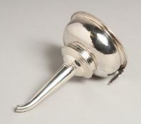 A GEORGE III SILVER WINE FUNNEL BY HESTER BATEMAN with head edge. London 1777.