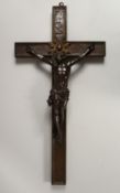 AN 18TH CENTURY BRONZE CORPUS CHRISTI. 26ins long.