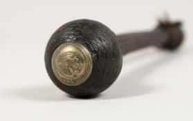 A LEATHER BOUND COSH. 11ins long