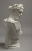 A GOOD PARIAN BUST 9.5ins high.