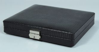 AN ALFRED DUNHILL BOXED HUMIDOR.