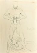 Stella Shawzin (b.1923) South African, a collection of four sketches featuring zodiac subjects.