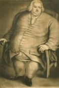'Mr Edwd Bright late of Maldon in Essex', mezzotint, 12.5
