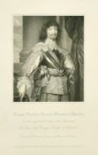 Two engravings of notables, Sir Bevil Grenville 10.5