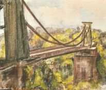 Bernard Sickert (1862-1932) A collection of five watercolour sketches of scenes from Bristol, all