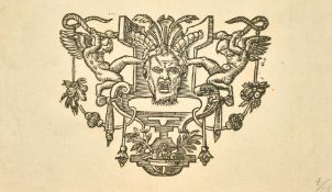 A small collection of Old Master and later prints of decorative subjects, from 3.75