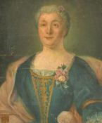19th Century French School, a portrait of a lady, oil on canvas, 24