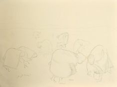 Stella Shawzin (b.1923) South African, a collection of drawings and some prints, (q).