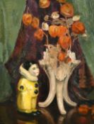 Percy Rendall (1872-1955) British, A still life of mixed objects, oil on panel, from the artist's