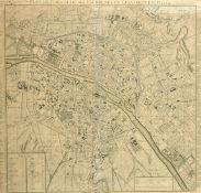 An 18th Century French map of Paris, 21
