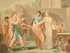 Marriage, after Garnier, 'Achille reconnu par Ulysse', and 3 others from the same series, colour