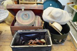 Various cases, hats etc.