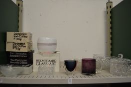 Various glassware.