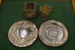 Chinese silver dishes etc.