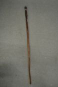 An African hardwood walking stick.