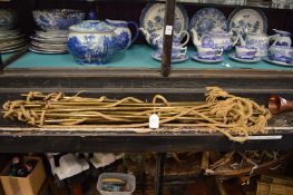 Brass stair rods etc.