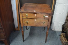 A small Georgian two drawer washstand.