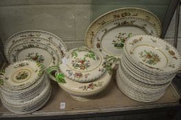 A comprehensive Copeland late Spode Peplow dinner service.