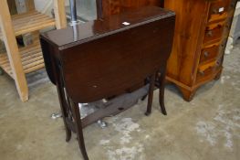 A mahogany Sutherland table.