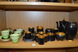 Carlton ware part coffee services.