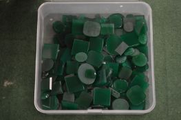 A quantity of decorative stones.