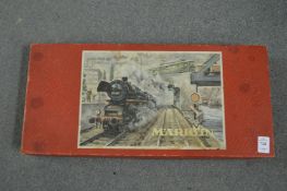 A Marklin CM805/3 train set, boxed with numerous accessories.