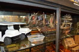 Model sailing ships etc.