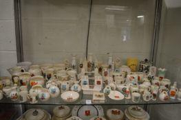 A quantity of crested and decorative china.