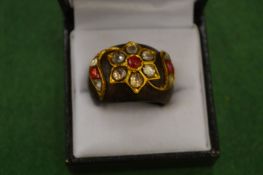 A decorative ring.