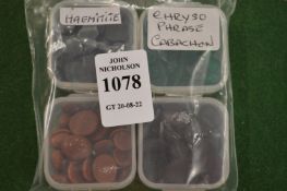 A quantity of decorative stones.