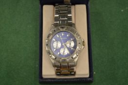 A gentlemen’s Sekonda chronograph style wristwatch, boxed.