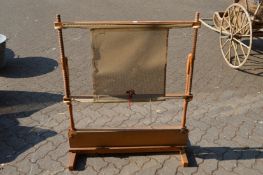 Tapestry making frame.