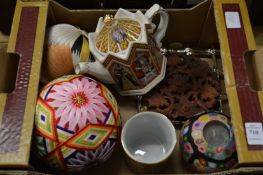 Decorative china and ornaments.