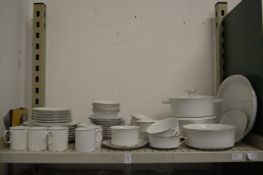 A quantity of Thomas of Germany Platinum dinnerware.