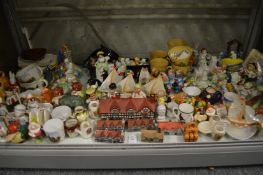 A quantity of crested and decorative china.