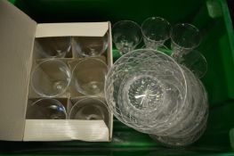 Various glassware.