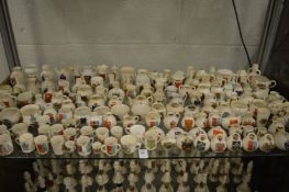 A quantity of crested and decorative china.