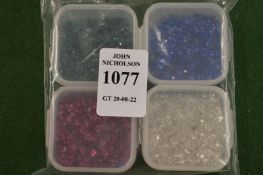 A quantity of decorative stones.