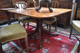 A 19th century mahogany tilt-top breakfast table.